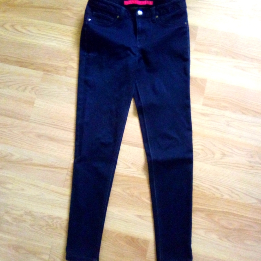 Navy skinny jeans